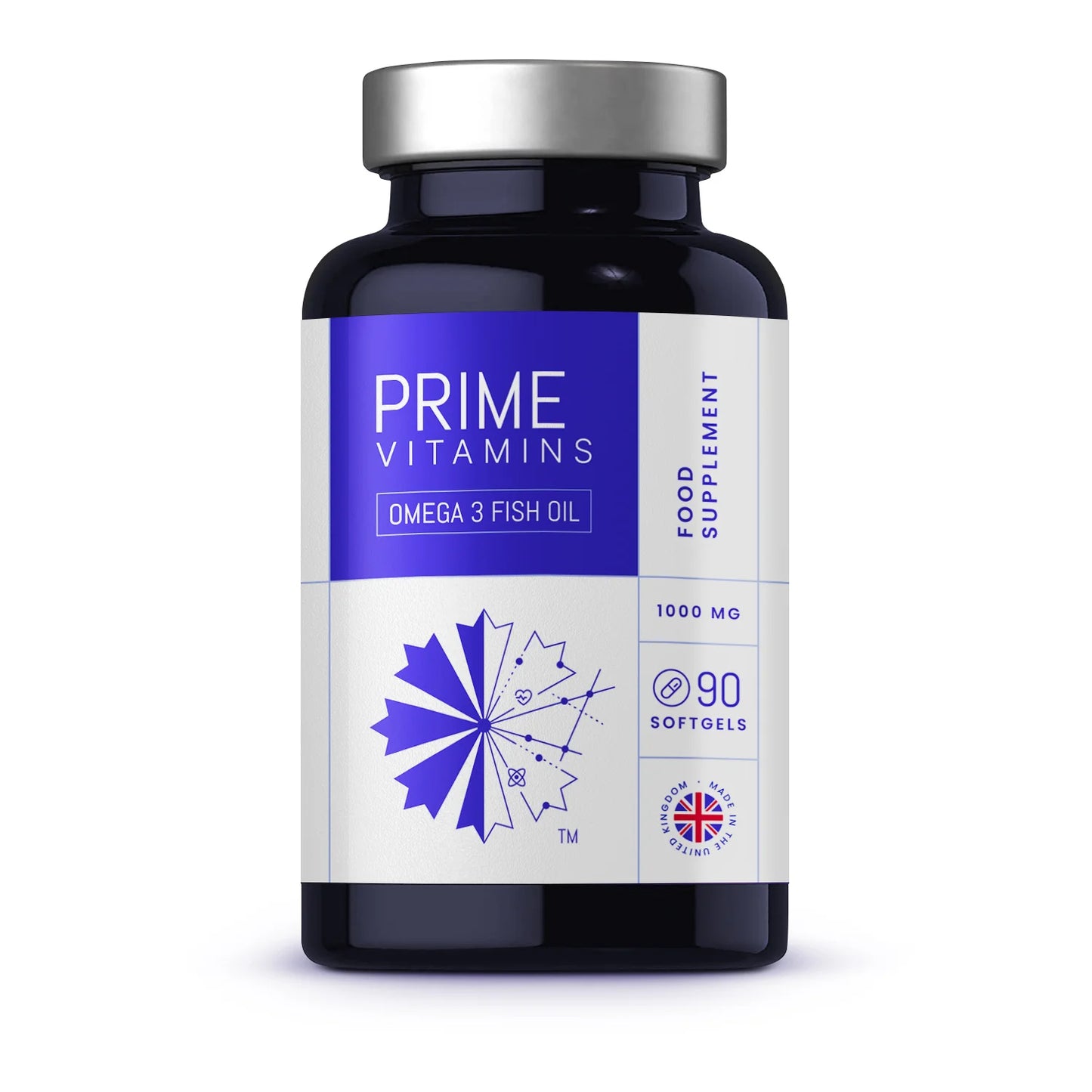 Prime Vitamins Omega 3 Fish Oil 1000mg 